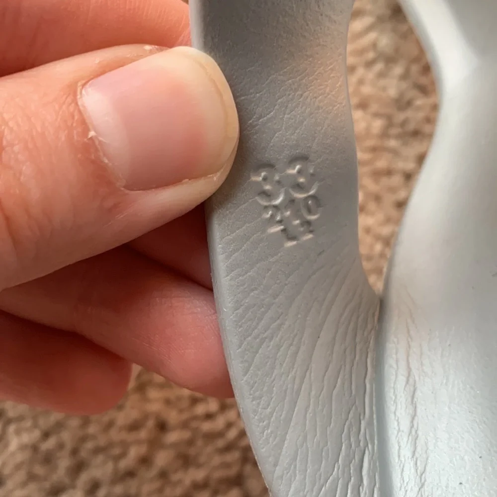 Birkenstock | Birkenstock Gizeh Essentials EVA silver sandals